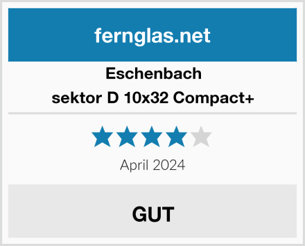 Eschenbach sektor D 10x32 Compact+ Test