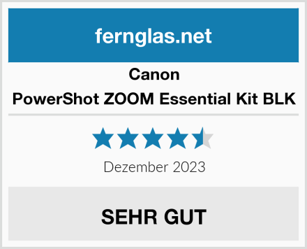Canon PowerShot ZOOM Essential Kit BLK Test