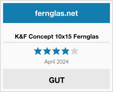  K&F Concept 10x15 Fernglas Test